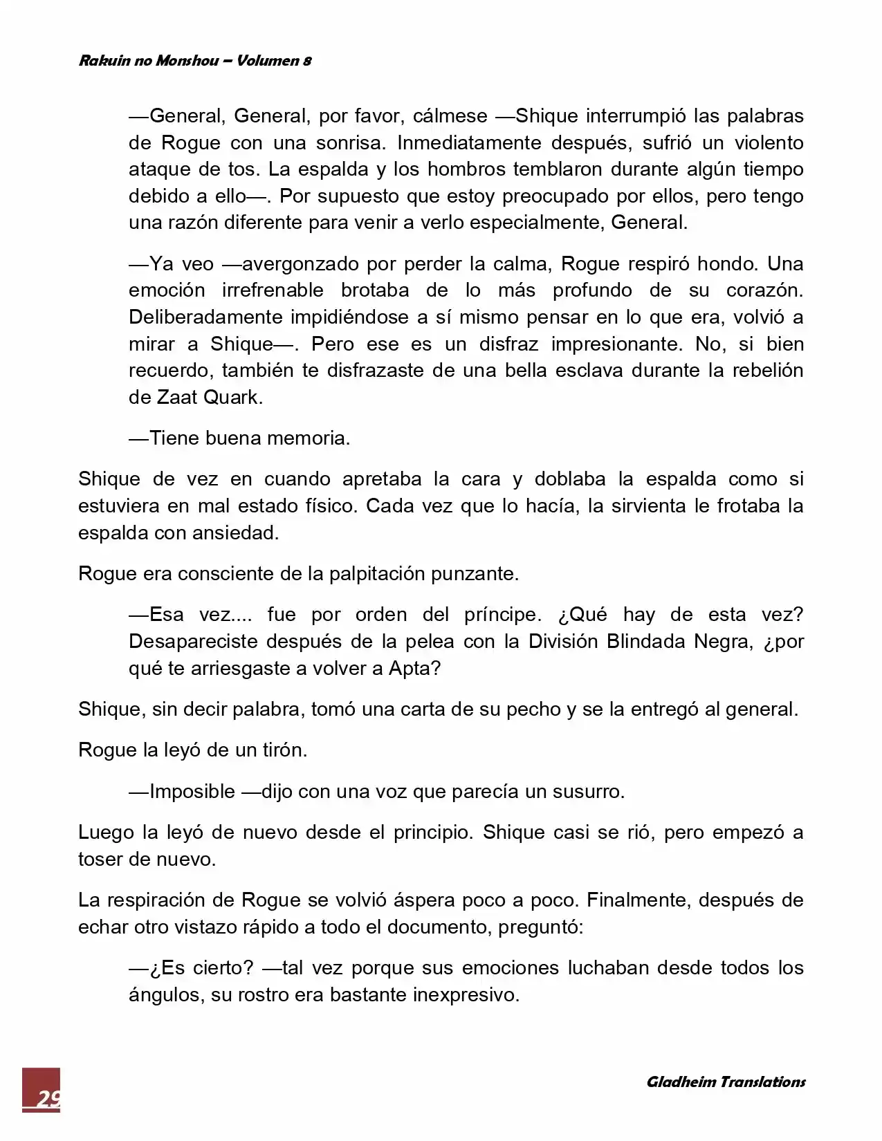 Rakuin No Monshou (Novela) - Capítulo 62 - Página 29 - LectorTMOo