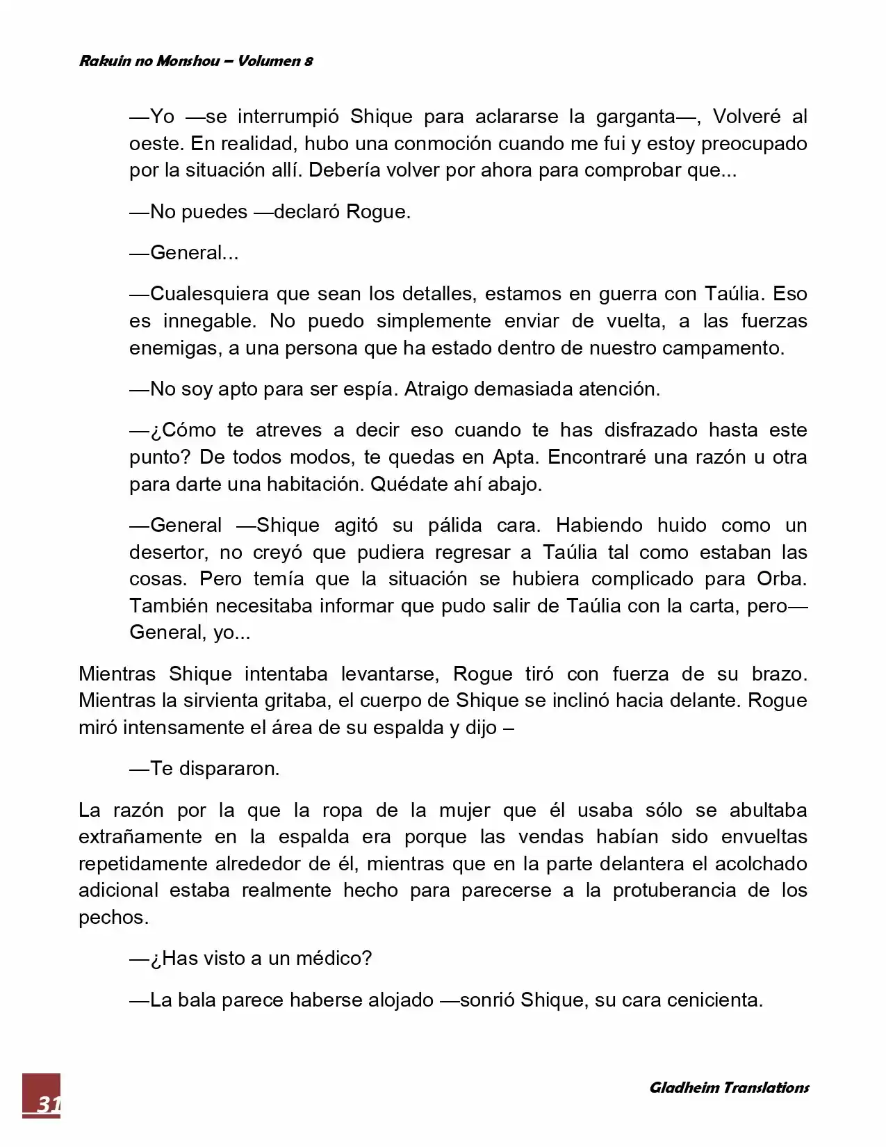 Rakuin No Monshou (Novela) - Capítulo 62 - Página 31 - LectorTMOo