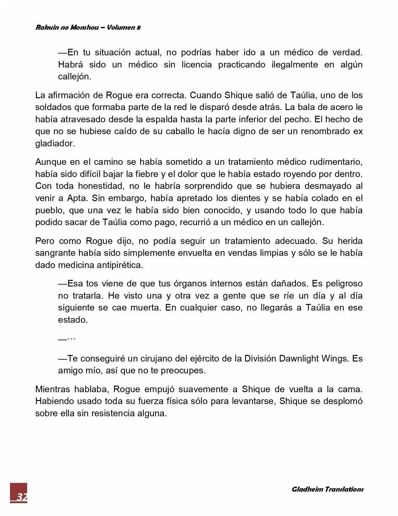 Rakuin No Monshou (Novela) - Capítulo 62 - Página 32 - LectorTMOo