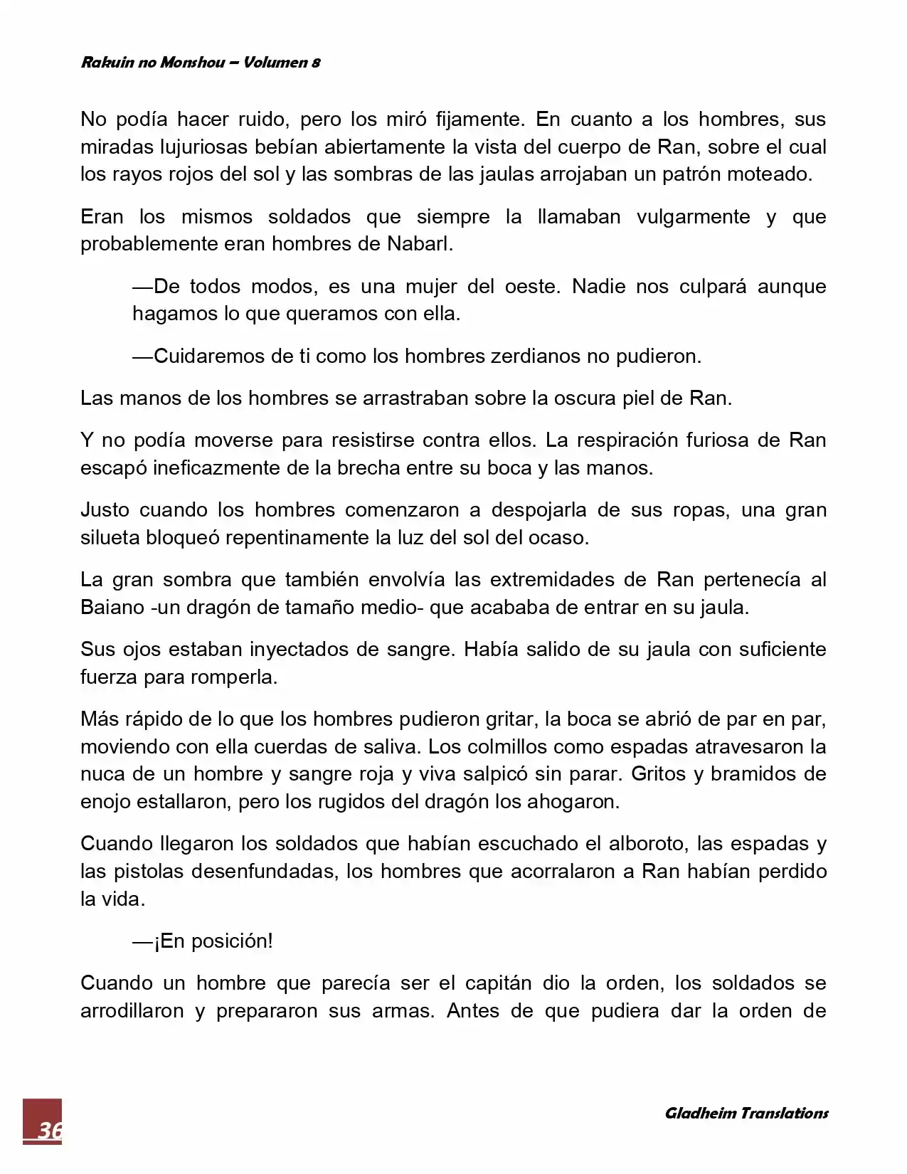 Rakuin No Monshou (Novela) - Capítulo 62 - Página 36 - LectorTMOo