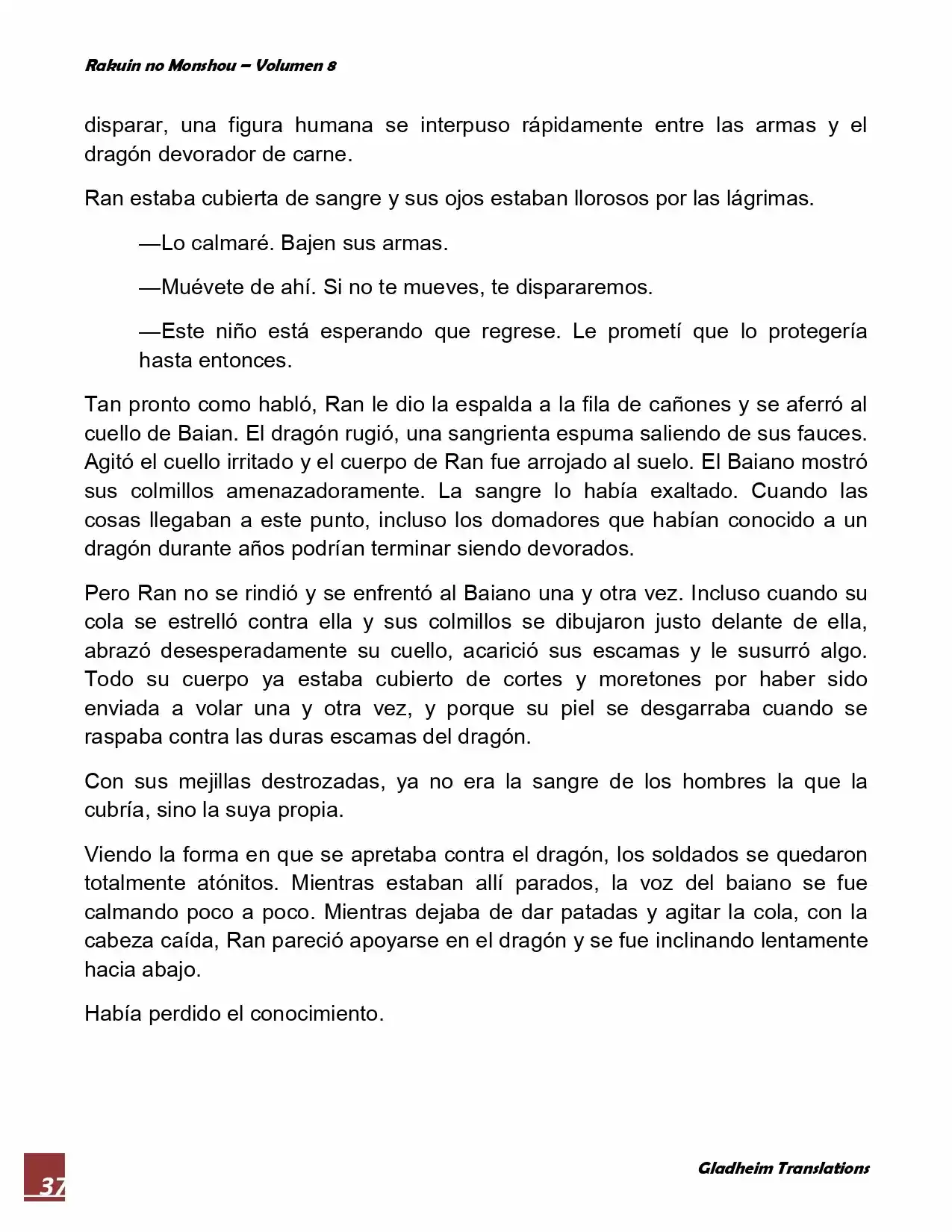 Rakuin No Monshou (Novela) - Capítulo 62 - Página 37 - LectorTMOo