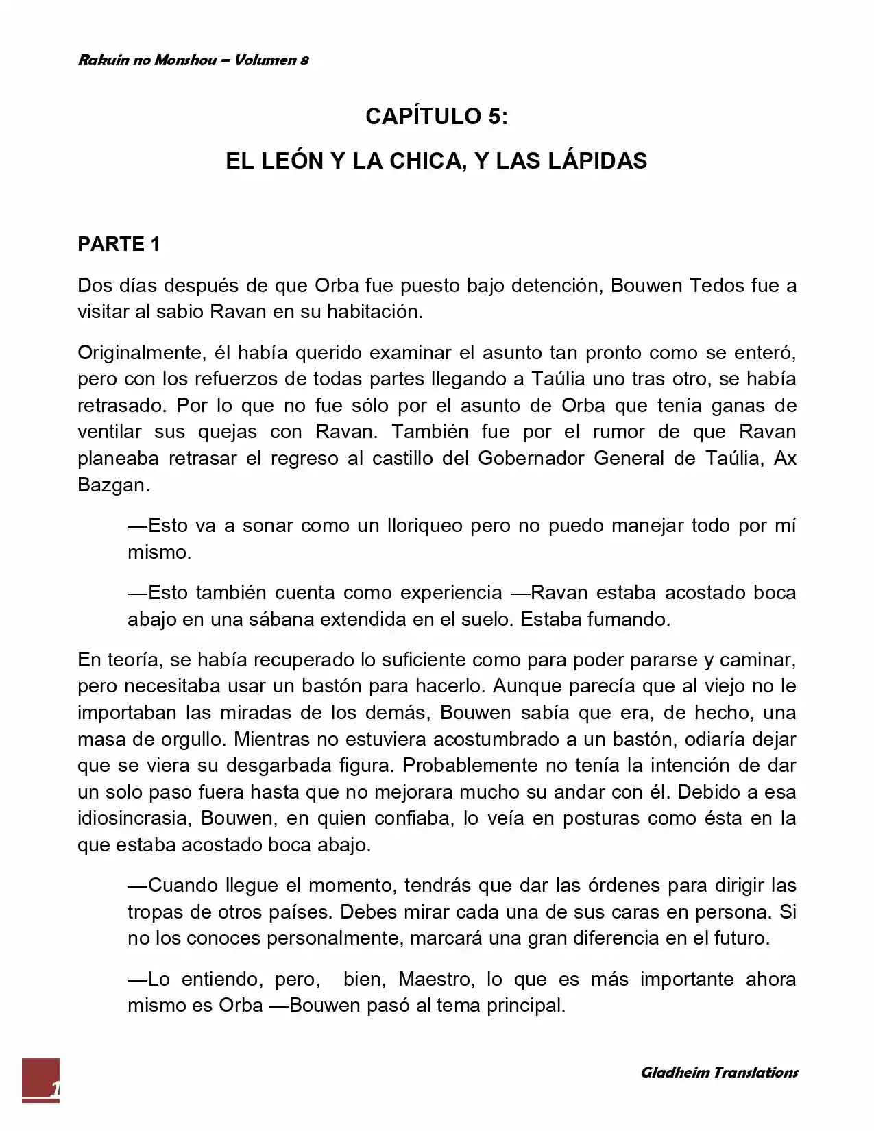 Rakuin No Monshou (Novela) - Capítulo 63 - Página 1 - LectorTMOo