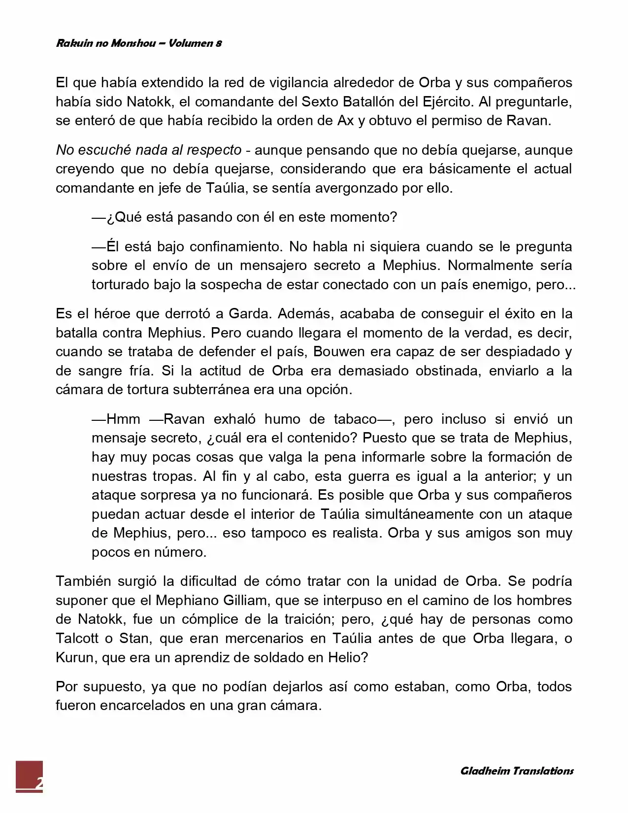 Rakuin No Monshou (Novela) - Capítulo 63 - Página 2 - LectorTMOo