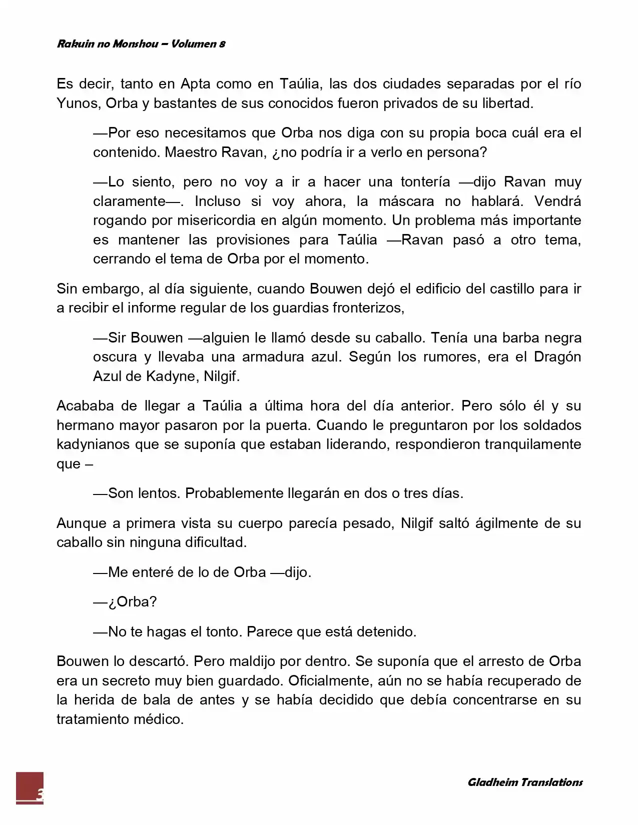 Rakuin No Monshou (Novela) - Capítulo 63 - Página 3 - LectorTMOo