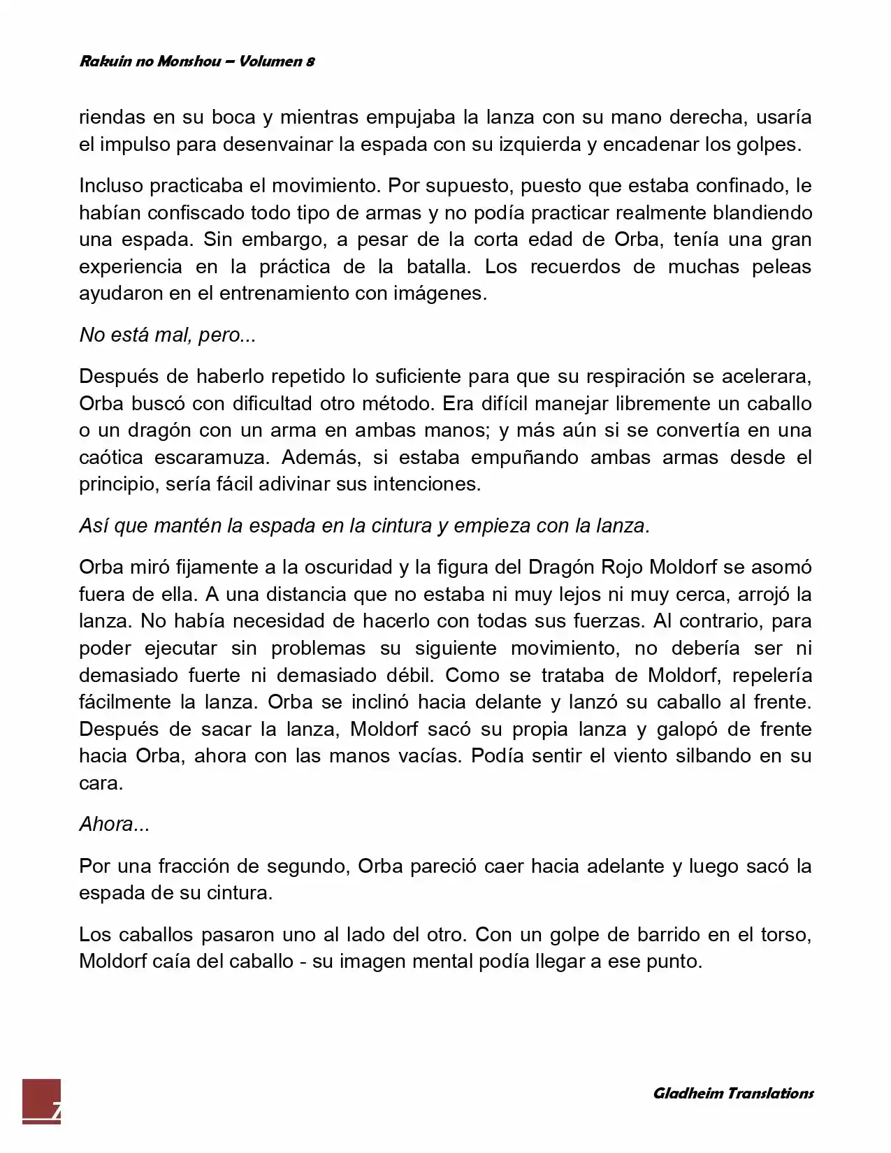 Rakuin No Monshou (Novela) - Capítulo 63 - Página 7 - LectorTMOo