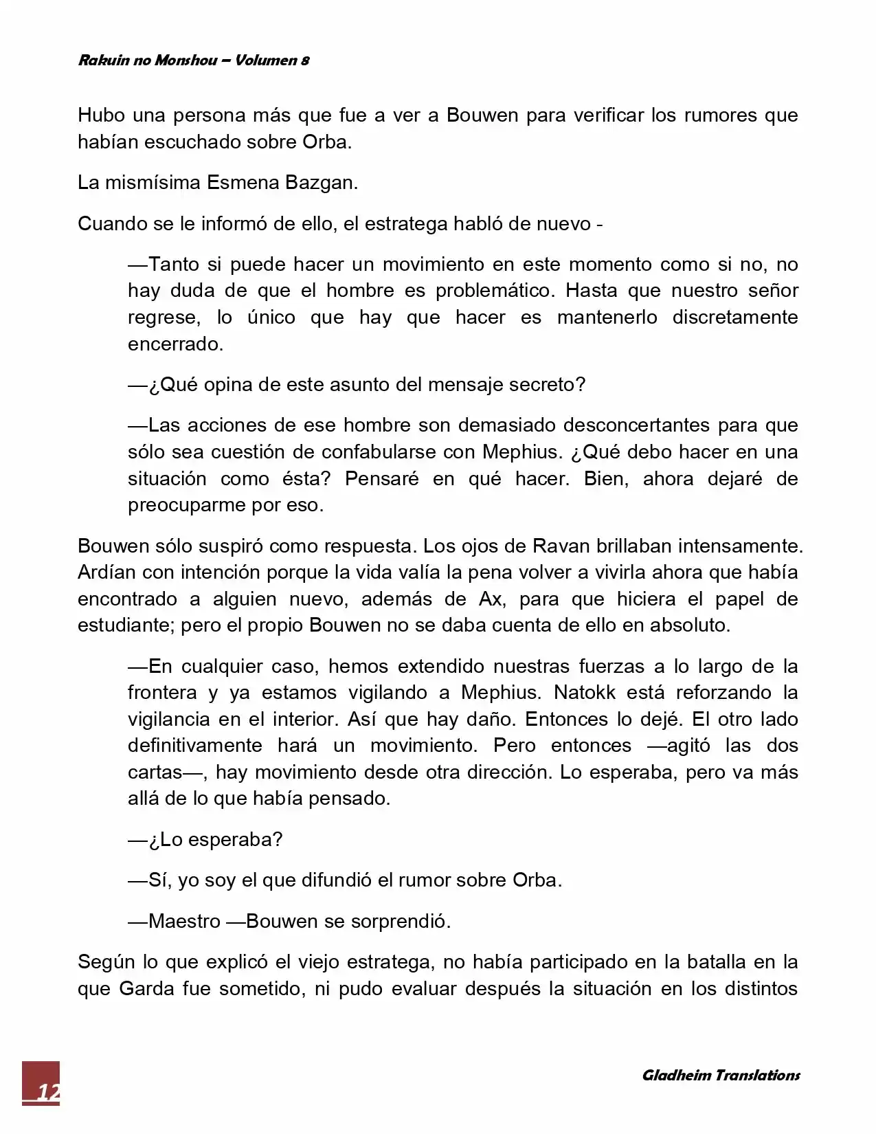 Rakuin No Monshou (Novela) - Capítulo 63 - Página 12 - LectorTMOo