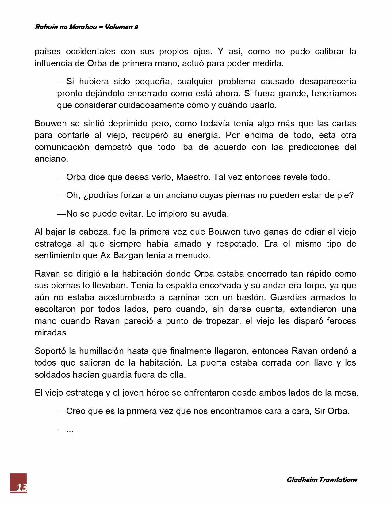 Rakuin No Monshou (Novela) - Capítulo 63 - Página 13 - LectorTMOo