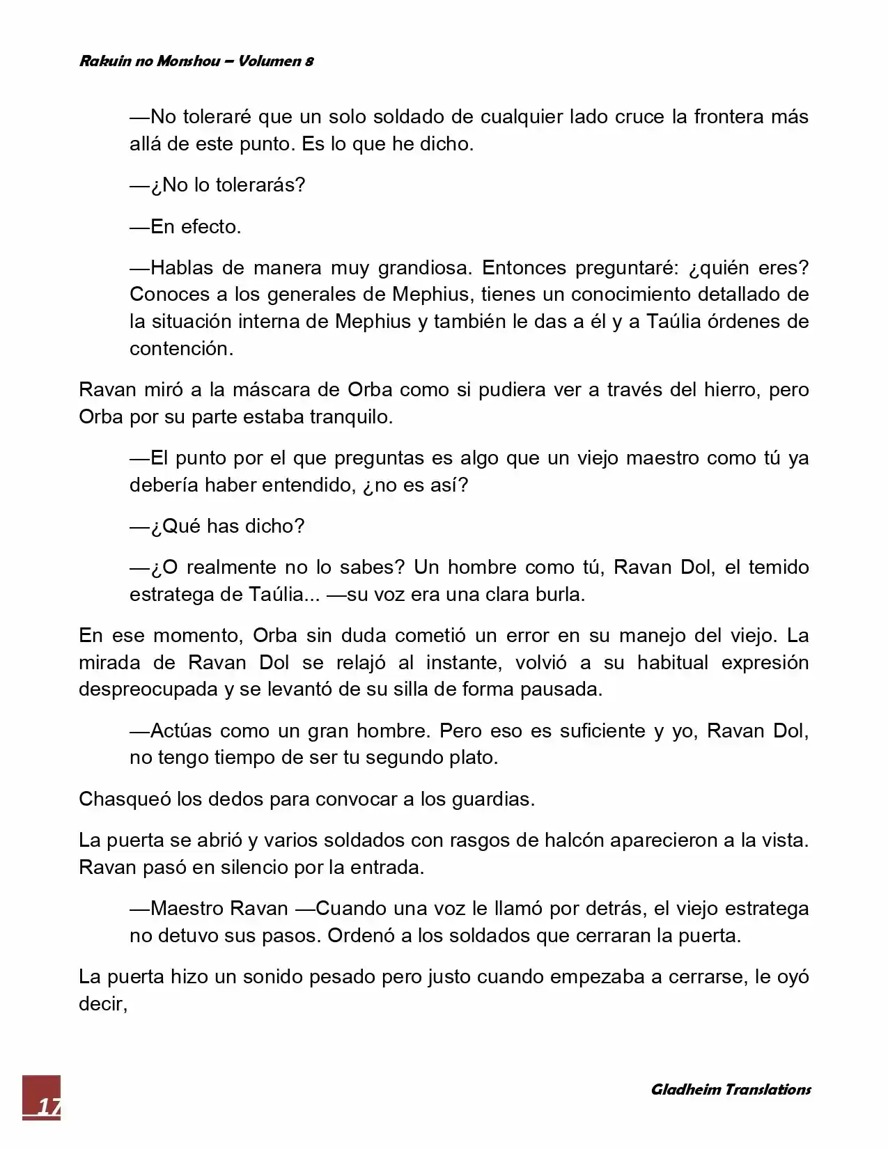 Rakuin No Monshou (Novela) - Capítulo 63 - Página 17 - LectorTMOo