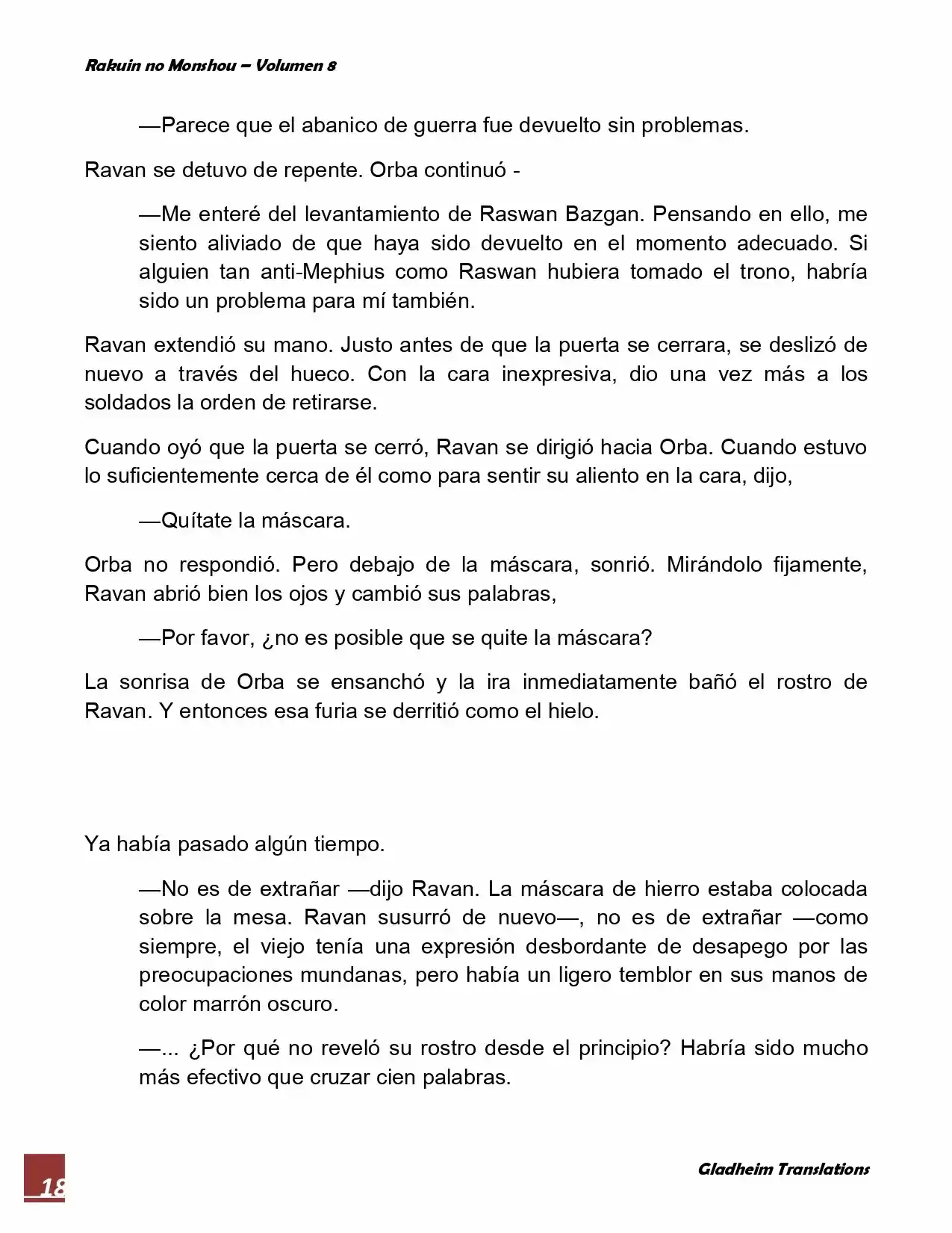 Rakuin No Monshou (Novela) - Capítulo 63 - Página 18 - LectorTMOo