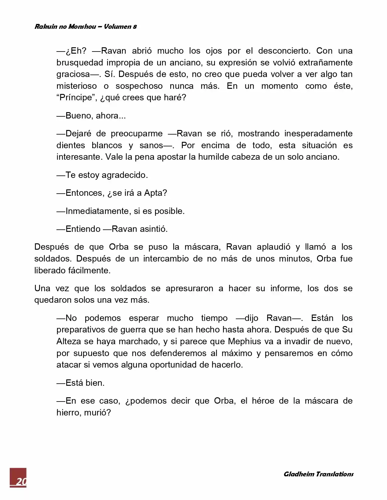 Rakuin No Monshou (Novela) - Capítulo 63 - Página 20 - LectorTMOo