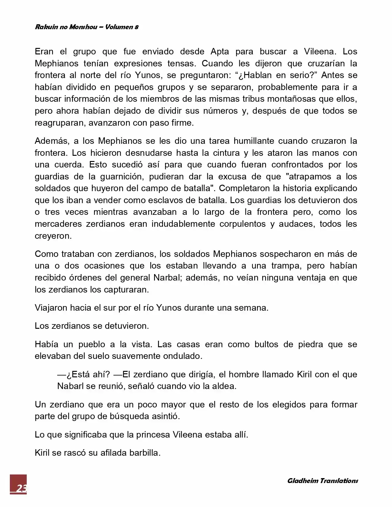 Rakuin No Monshou (Novela) - Capítulo 63 - Página 23 - LectorTMOo