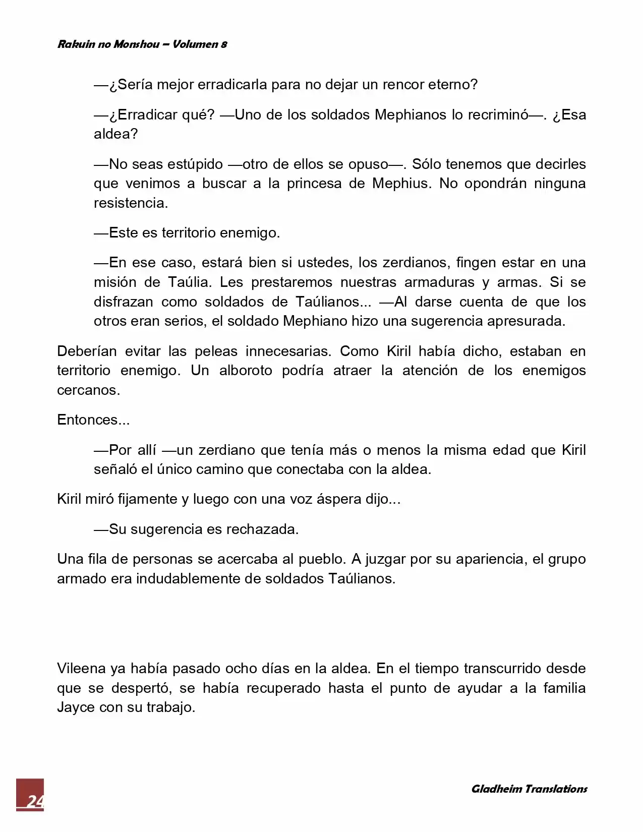 Rakuin No Monshou (Novela) - Capítulo 63 - Página 24 - LectorTMOo