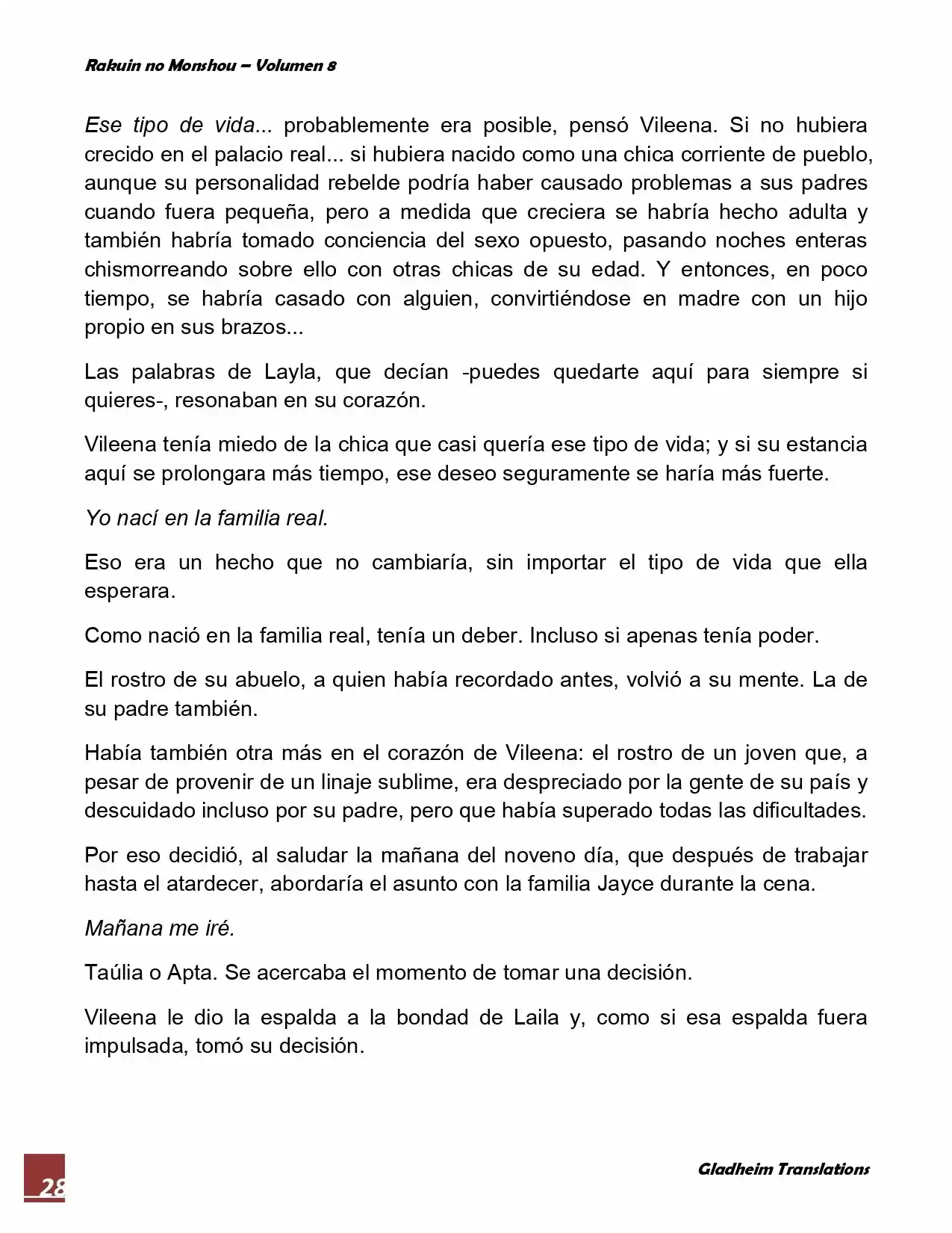 Rakuin No Monshou (Novela) - Capítulo 63 - Página 28 - LectorTMOo