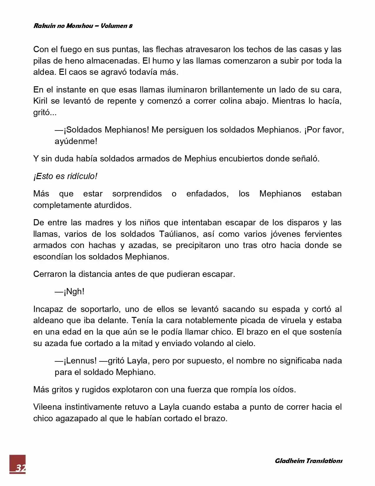 Rakuin No Monshou (Novela) - Capítulo 63 - Página 32 - LectorTMOo