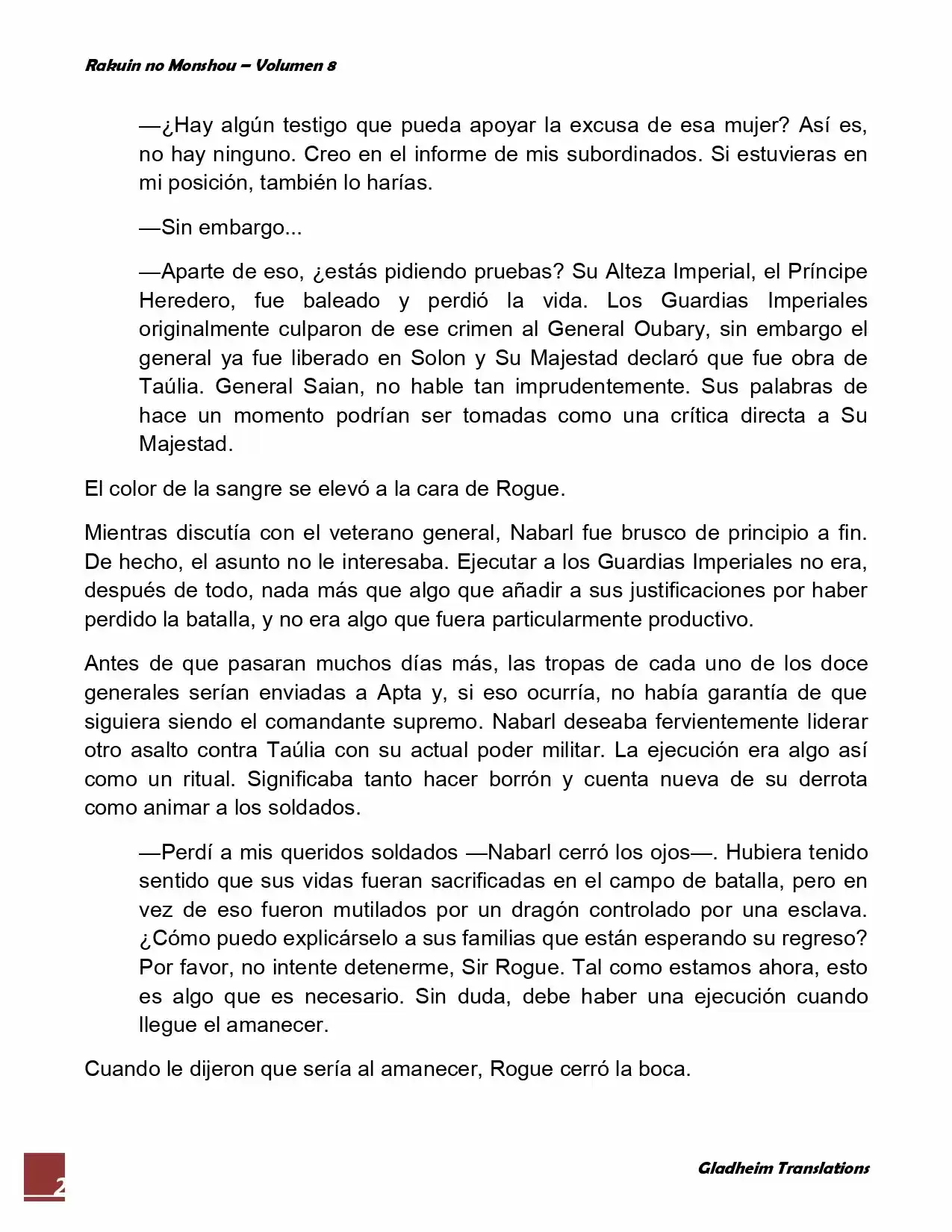Rakuin No Monshou (Novela) - Capítulo 64 - Página 2 - LectorTMOo