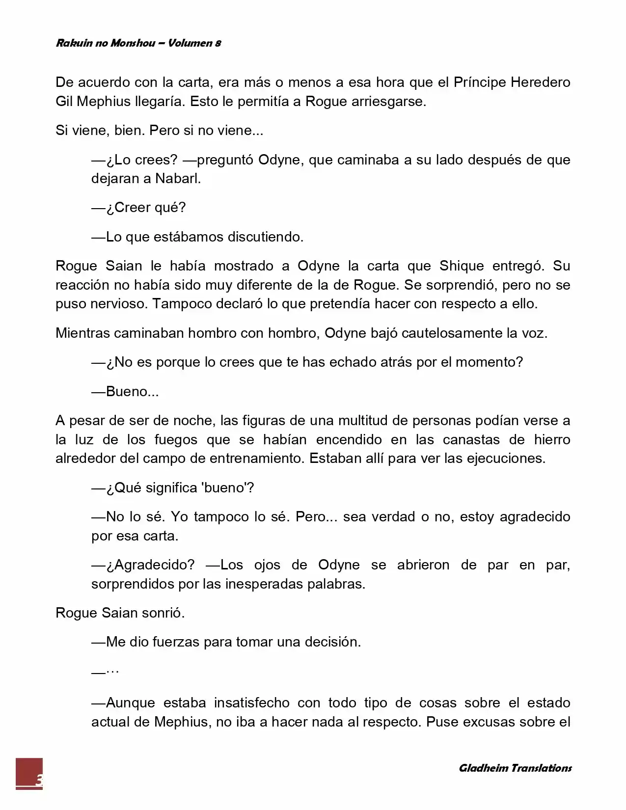 Rakuin No Monshou (Novela) - Capítulo 64 - Página 3 - LectorTMOo