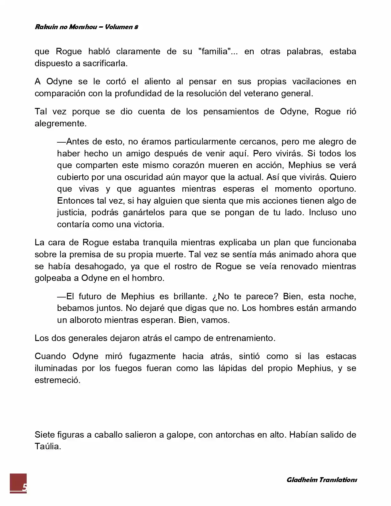 Rakuin No Monshou (Novela) - Capítulo 64 - Página 5 - LectorTMOo