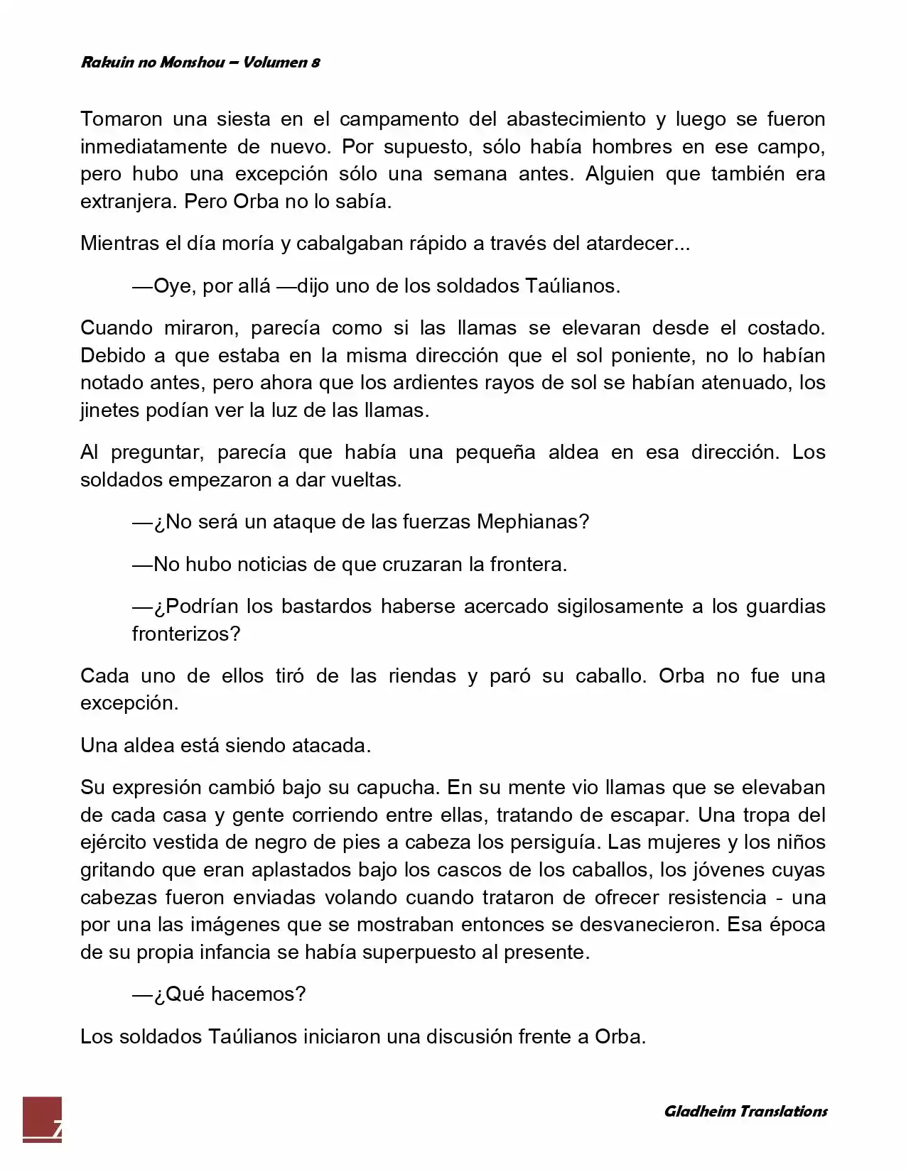 Rakuin No Monshou (Novela) - Capítulo 64 - Página 7 - LectorTMOo
