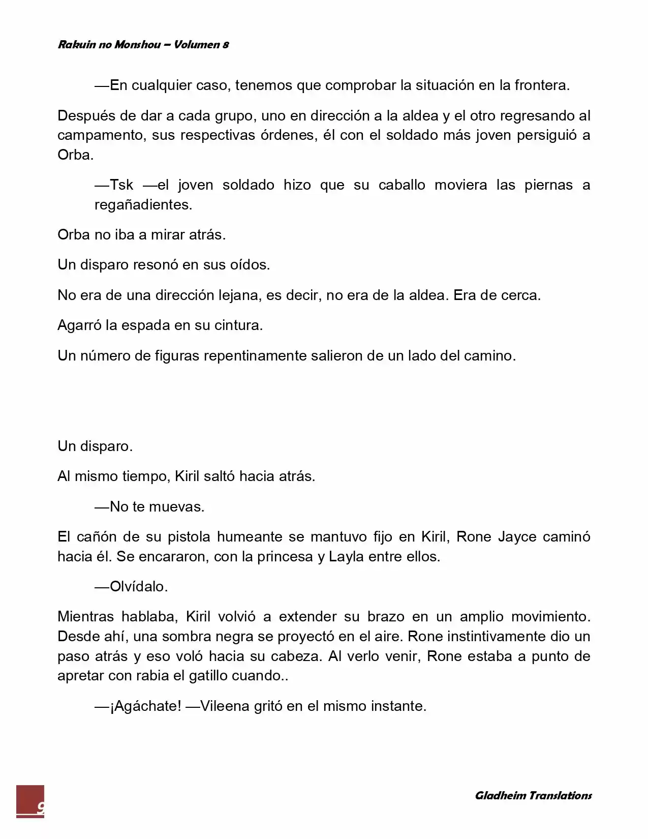 Rakuin No Monshou (Novela) - Capítulo 64 - Página 9 - LectorTMOo
