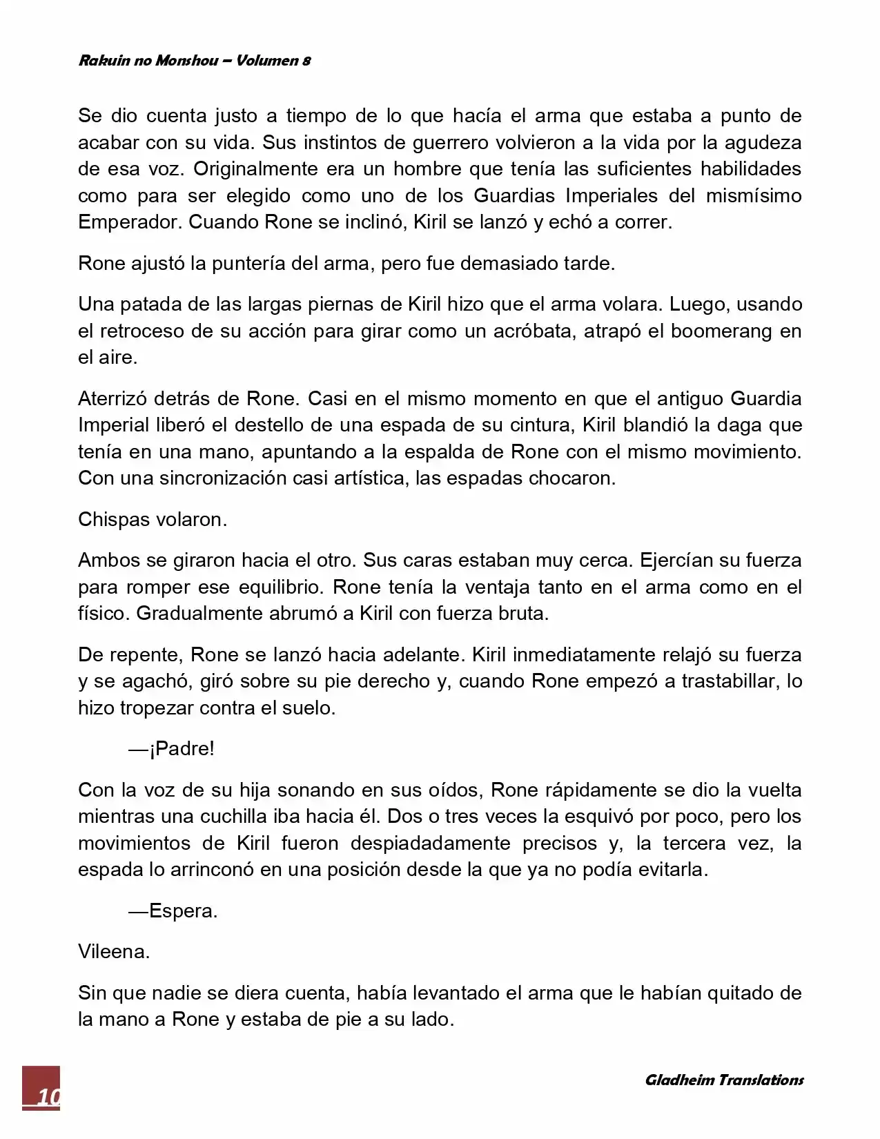 Rakuin No Monshou (Novela) - Capítulo 64 - Página 10 - LectorTMOo