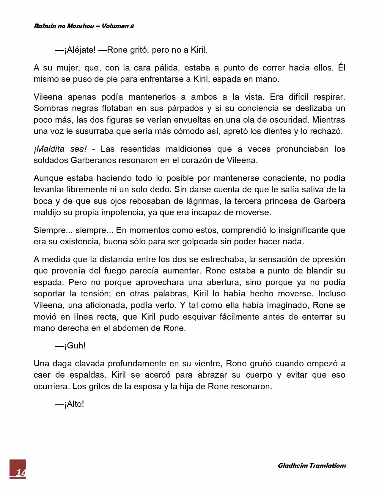 Rakuin No Monshou (Novela) - Capítulo 64 - Página 14 - LectorTMOo
