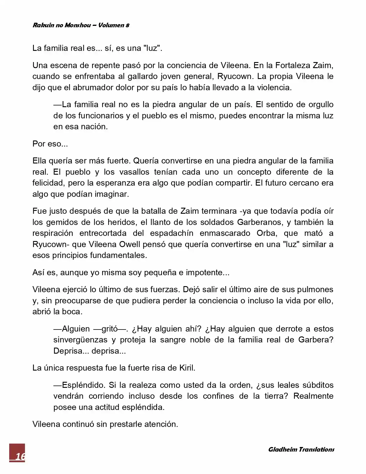 Rakuin No Monshou (Novela) - Capítulo 64 - Página 16 - LectorTMOo
