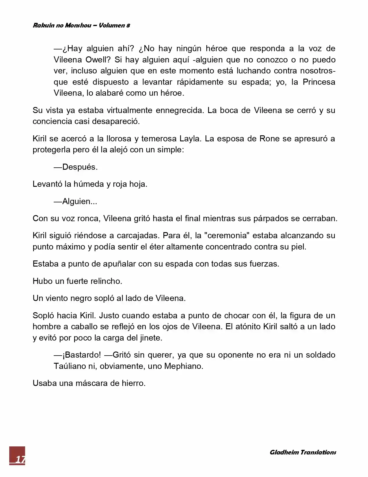 Rakuin No Monshou (Novela) - Capítulo 64 - Página 17 - LectorTMOo