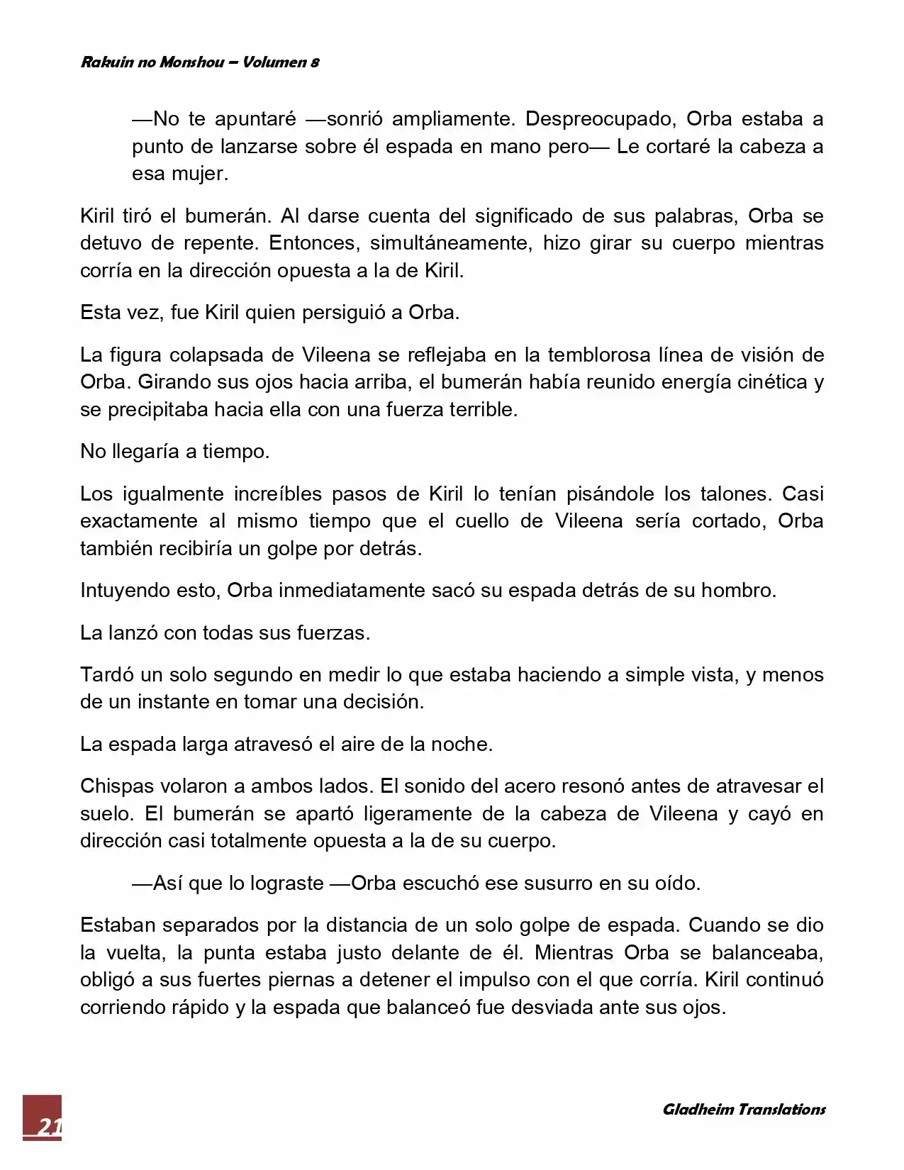 Rakuin No Monshou (Novela) - Capítulo 64 - Página 21 - LectorTMOo