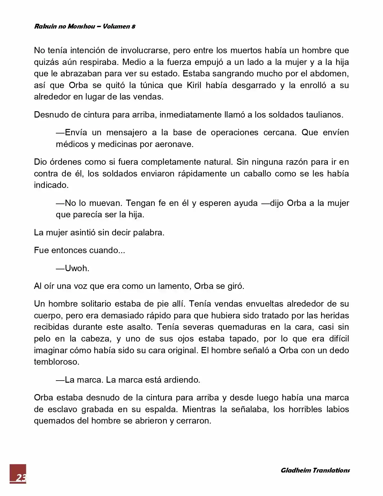Rakuin No Monshou (Novela) - Capítulo 64 - Página 23 - LectorTMOo