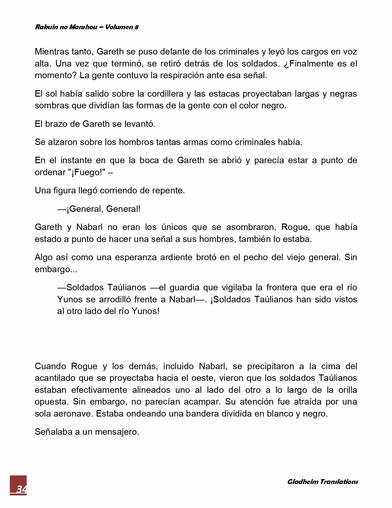 Rakuin No Monshou (Novela) - Capítulo 64 - Página 34 - LectorTMOo