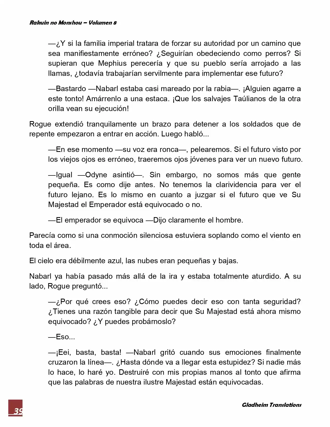 Rakuin No Monshou (Novela) - Capítulo 64 - Página 39 - LectorTMOo