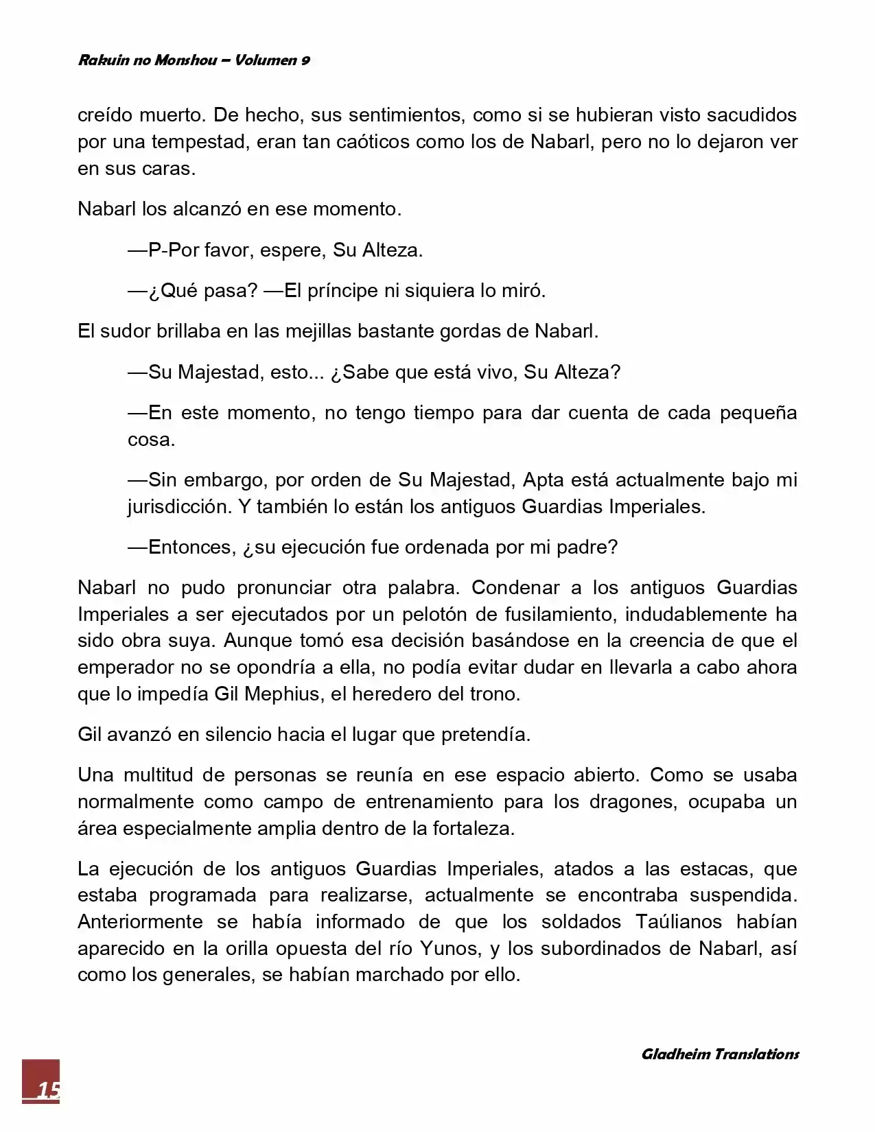 Rakuin No Monshou (Novela) - Capítulo 65 - Página 15 - LectorTMOo