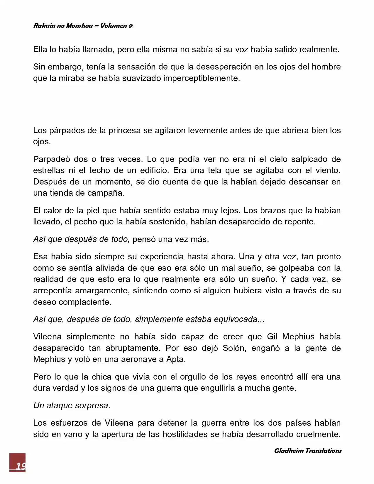 Rakuin No Monshou (Novela) - Capítulo 65 - Página 19 - LectorTMOo