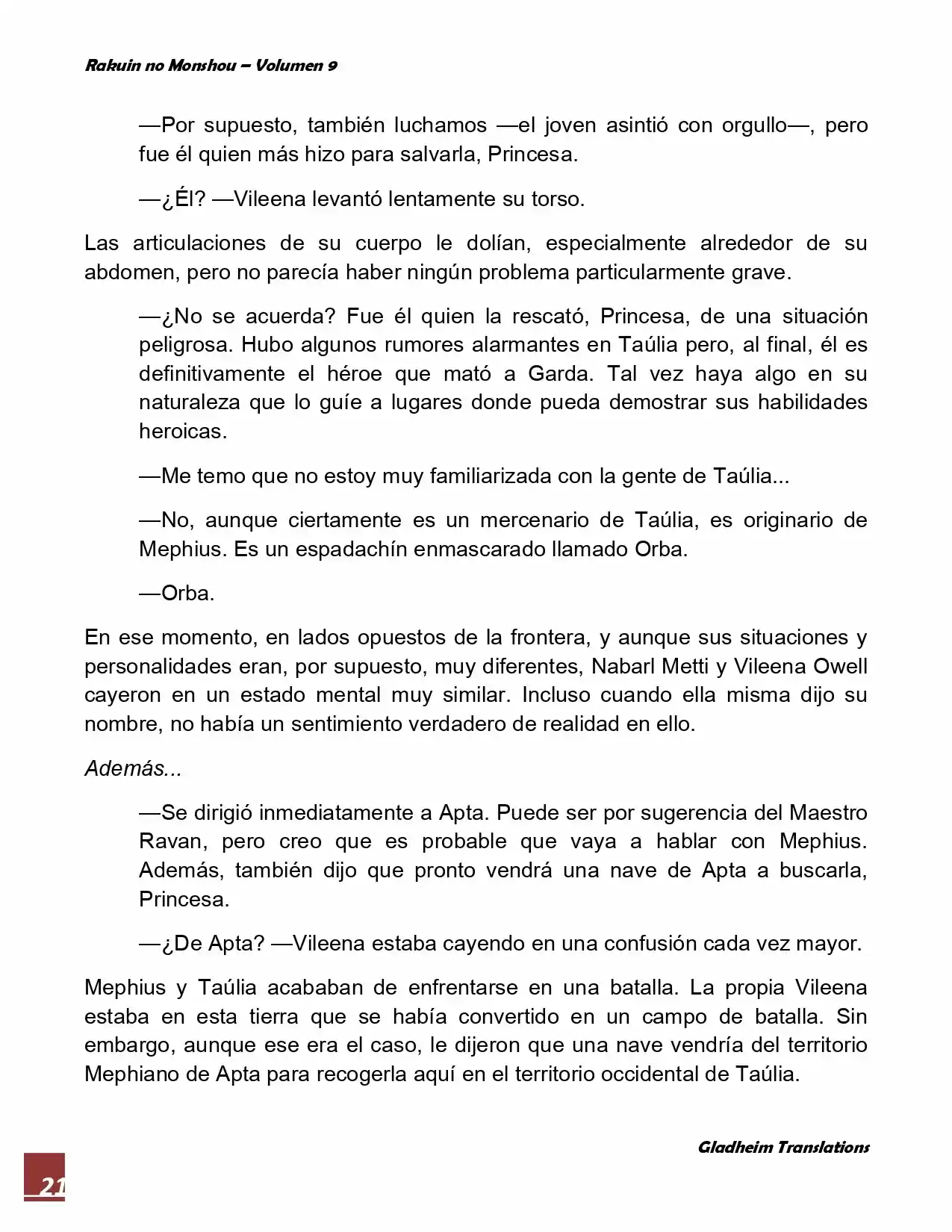 Rakuin No Monshou (Novela) - Capítulo 65 - Página 21 - LectorTMOo