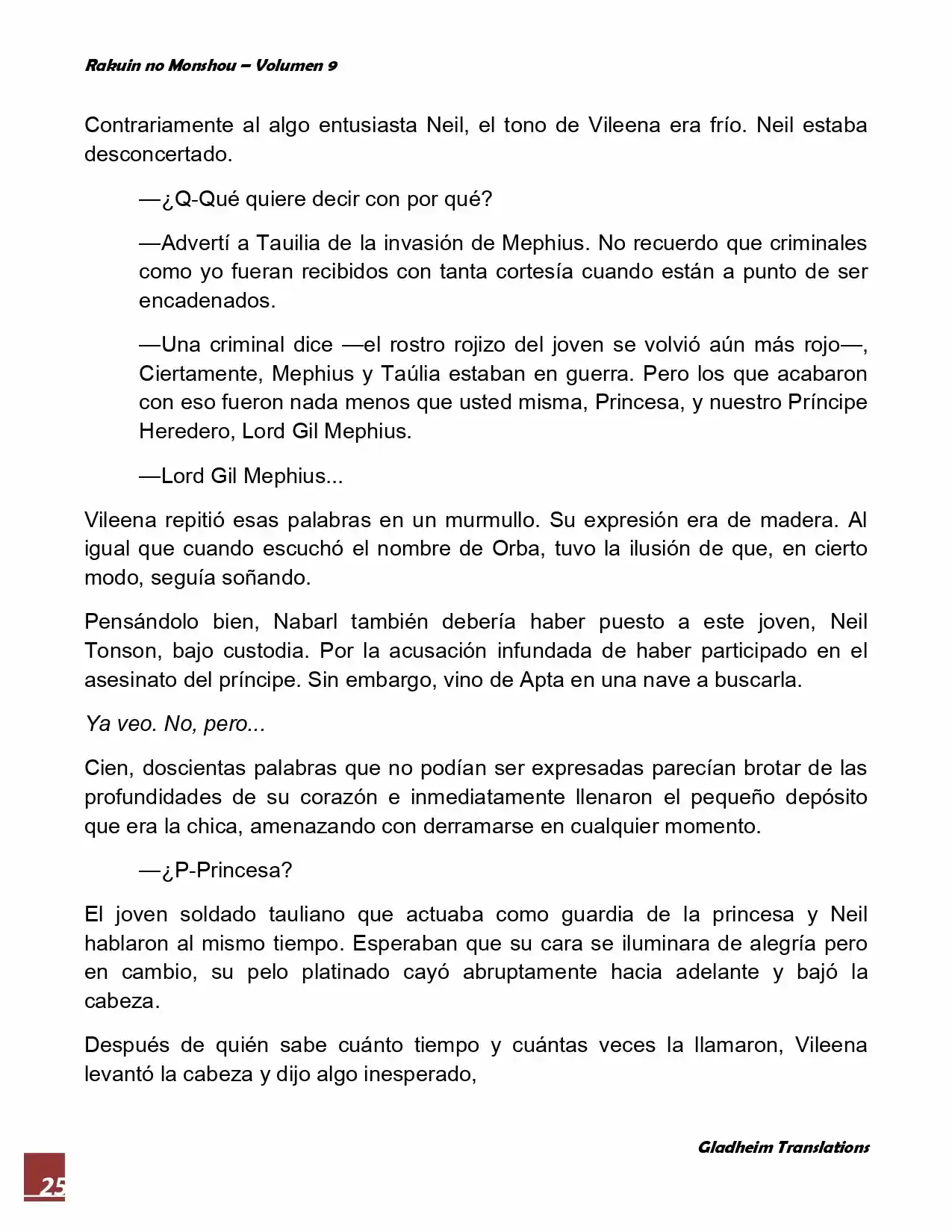 Rakuin No Monshou (Novela) - Capítulo 65 - Página 25 - LectorTMOo