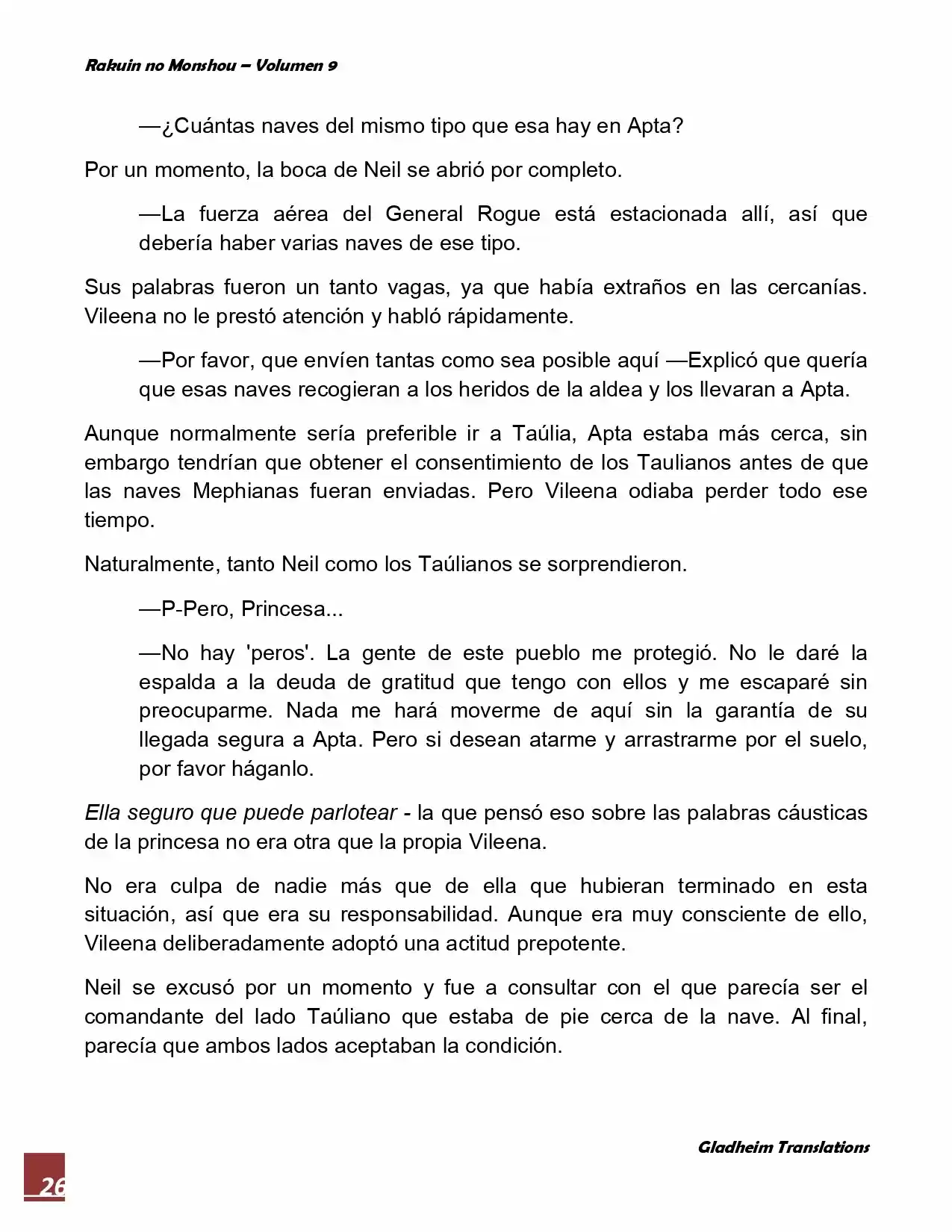 Rakuin No Monshou (Novela) - Capítulo 65 - Página 26 - LectorTMOo