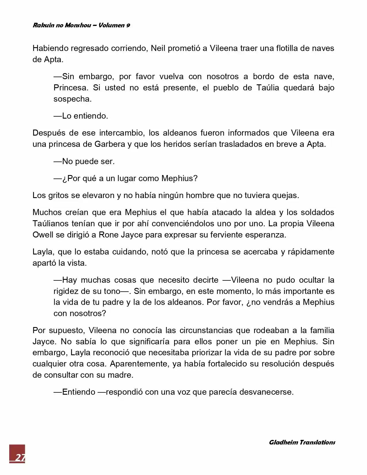 Rakuin No Monshou (Novela) - Capítulo 65 - Página 27 - LectorTMOo