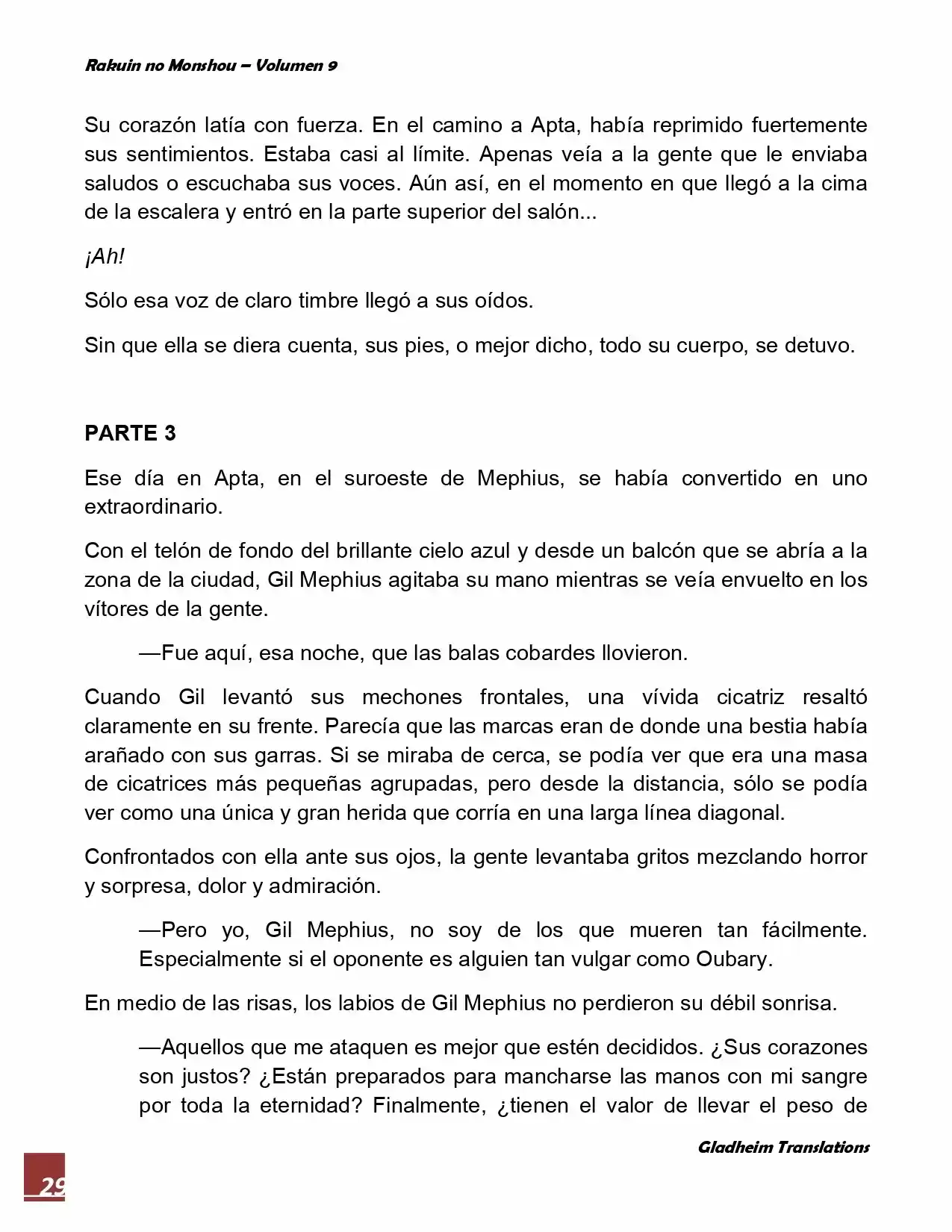 Rakuin No Monshou (Novela) - Capítulo 65 - Página 29 - LectorTMOo