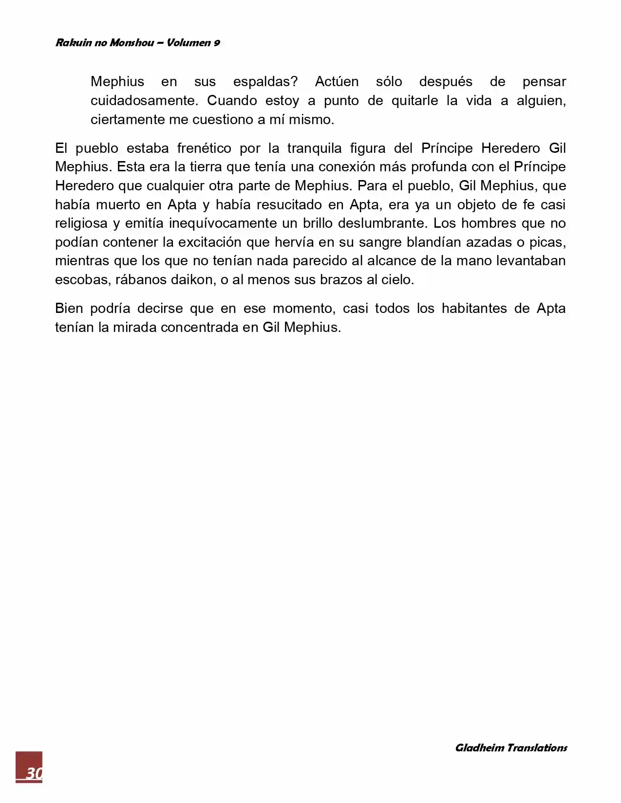 Rakuin No Monshou (Novela) - Capítulo 65 - Página 30 - LectorTMOo
