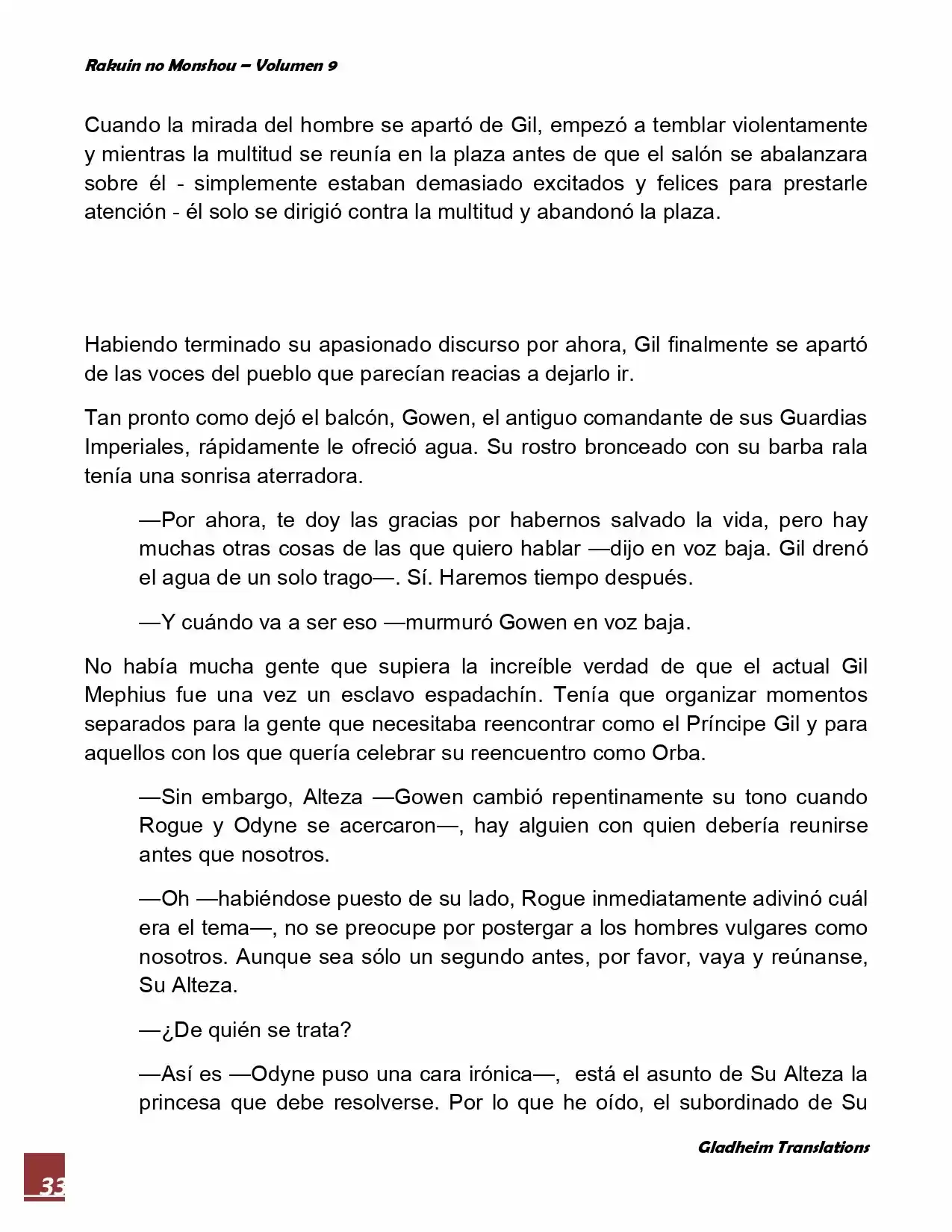 Rakuin No Monshou (Novela) - Capítulo 65 - Página 33 - LectorTMOo