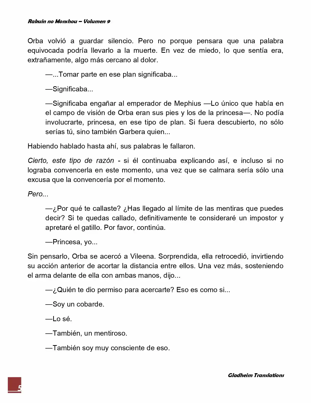 Rakuin No Monshou (Novela) - Capítulo 66 - Página 5 - LectorTMOo