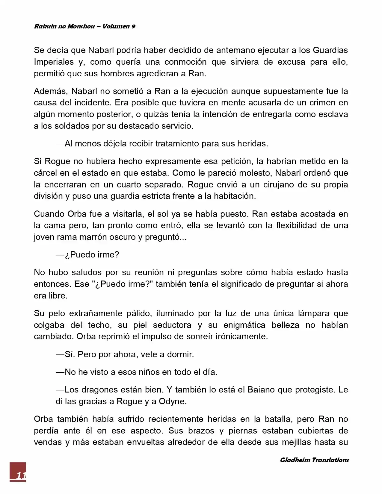 Rakuin No Monshou (Novela) - Capítulo 66 - Página 11 - LectorTMOo