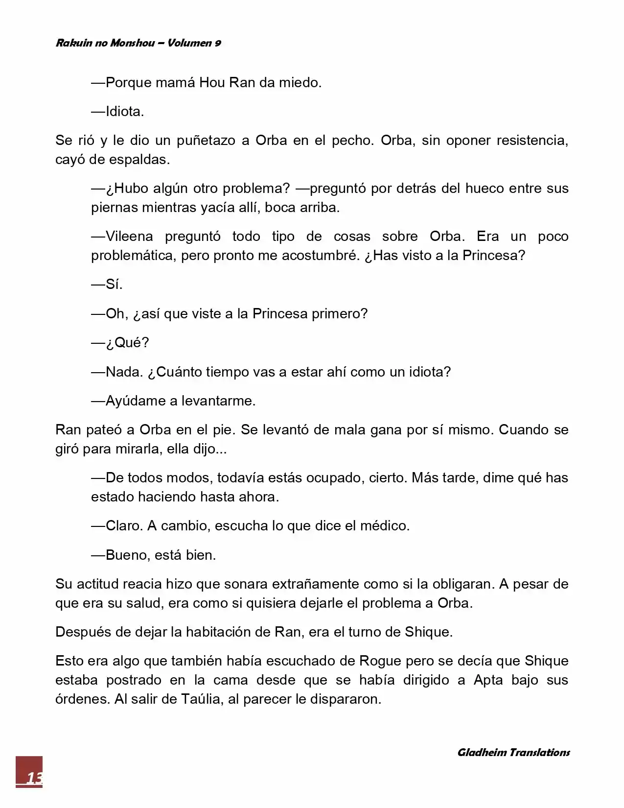 Rakuin No Monshou (Novela) - Capítulo 66 - Página 13 - LectorTMOo
