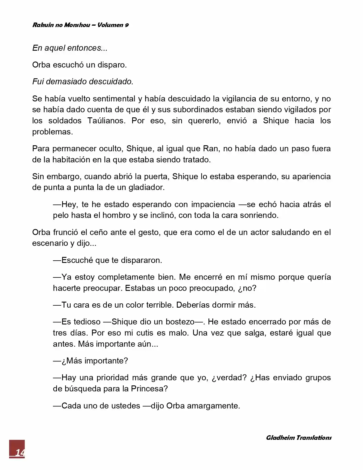 Rakuin No Monshou (Novela) - Capítulo 66 - Página 14 - LectorTMOo