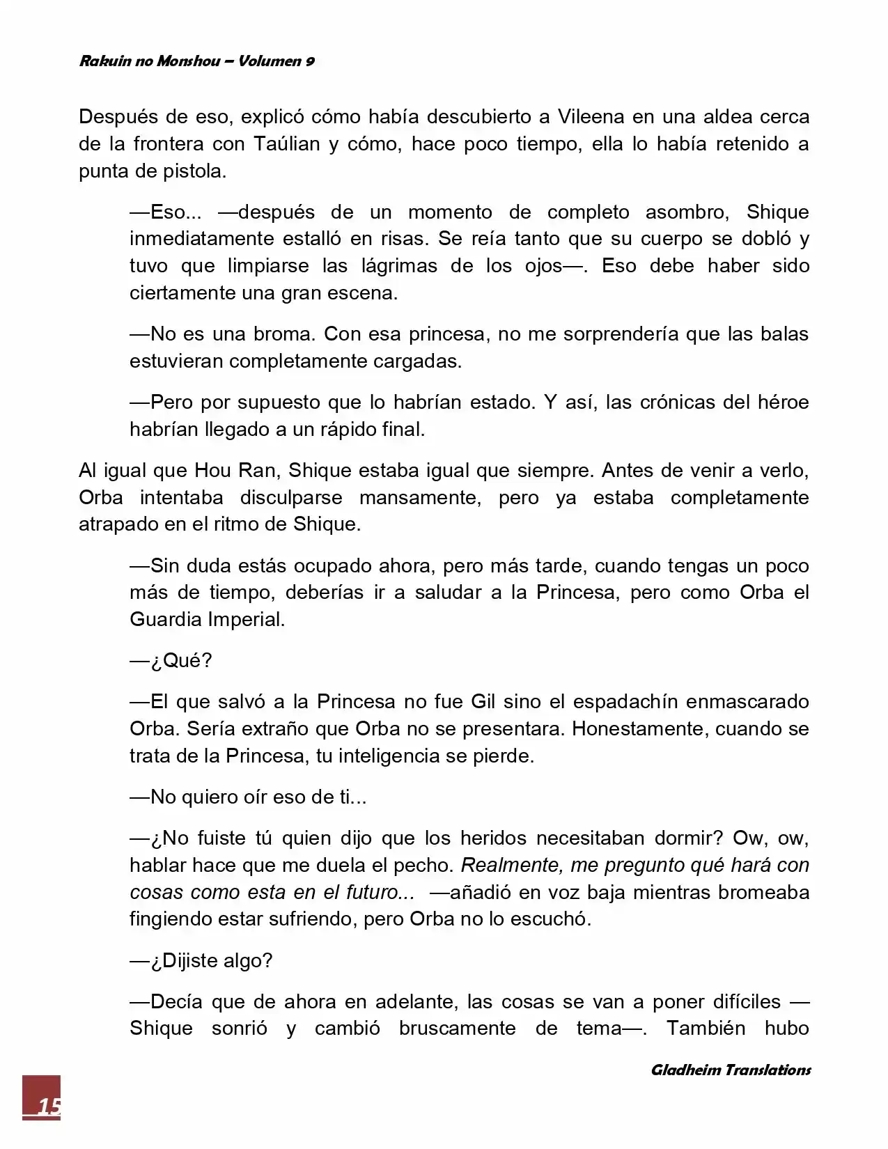 Rakuin No Monshou (Novela) - Capítulo 66 - Página 15 - LectorTMOo