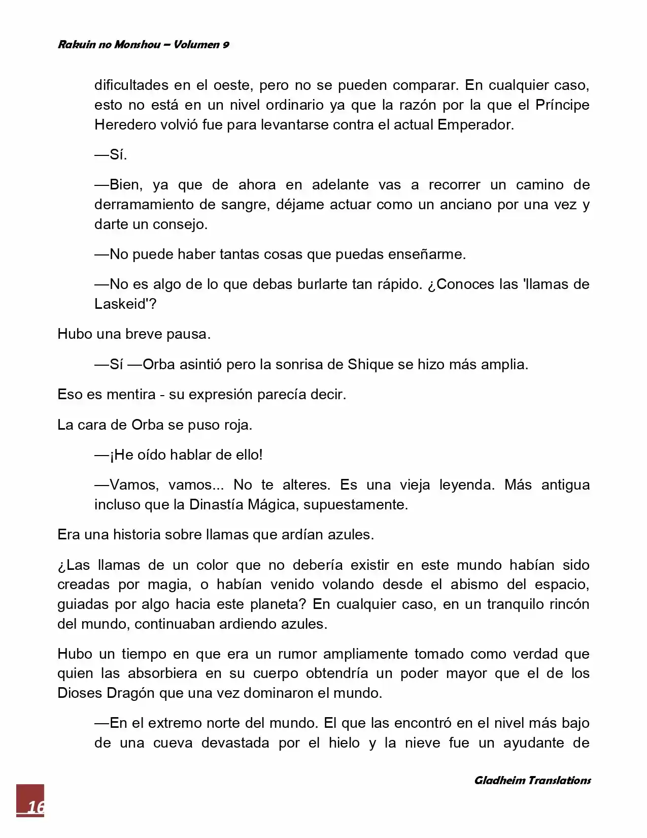 Rakuin No Monshou (Novela) - Capítulo 66 - Página 16 - LectorTMOo