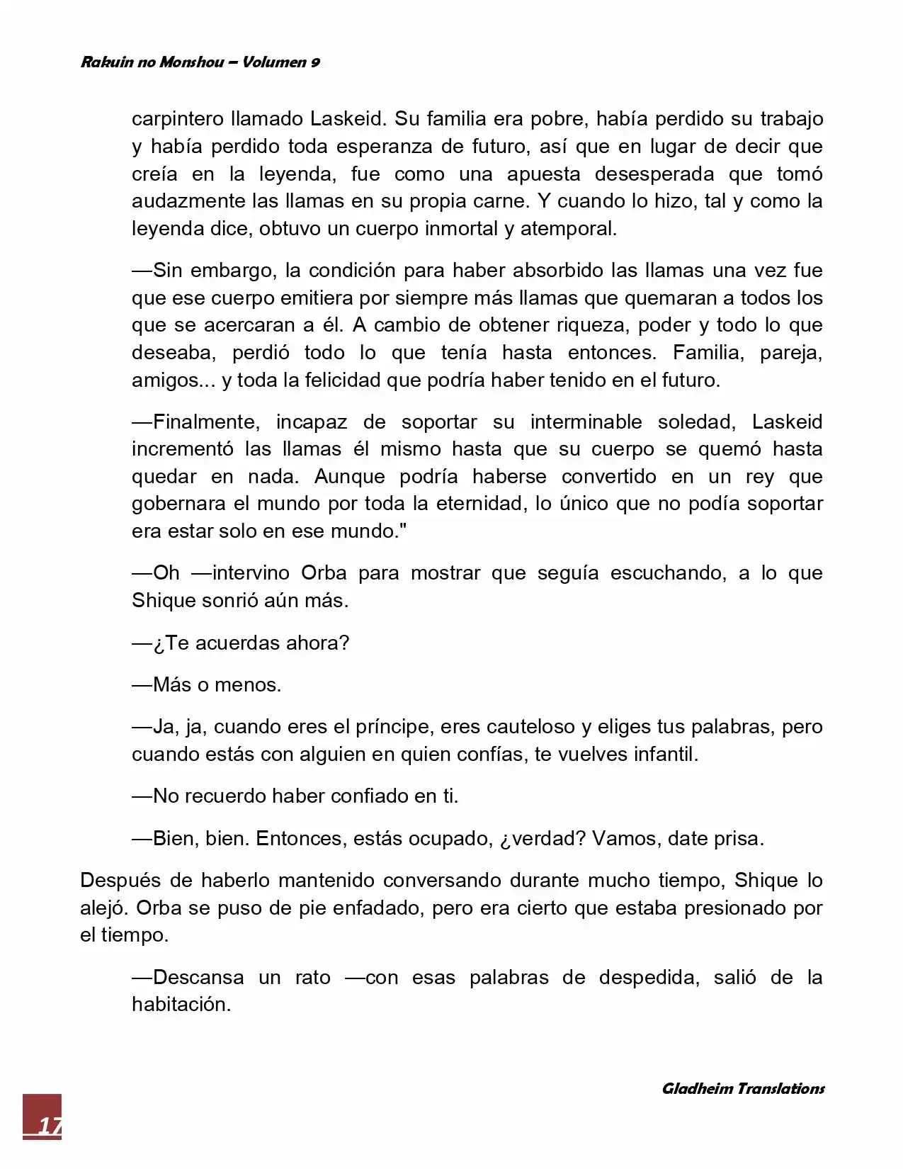 Rakuin No Monshou (Novela) - Capítulo 66 - Página 17 - LectorTMOo