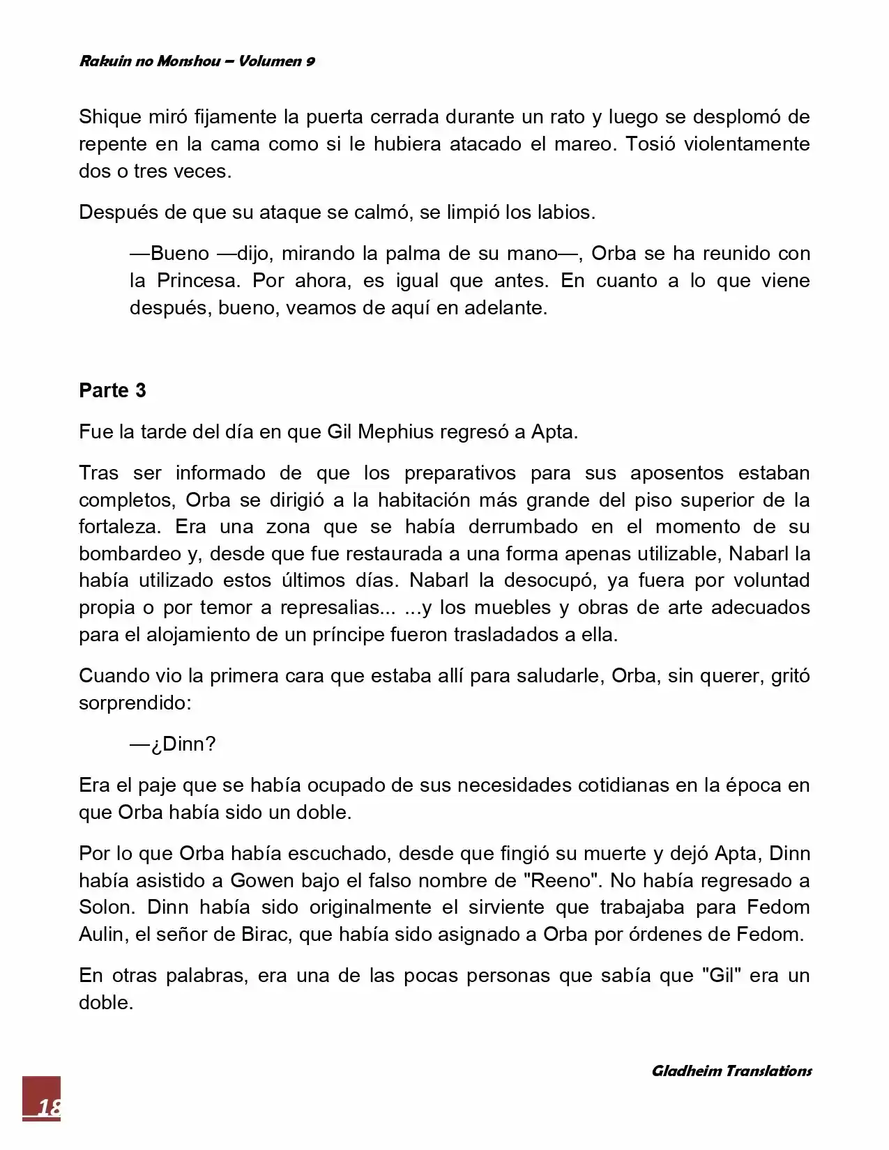 Rakuin No Monshou (Novela) - Capítulo 66 - Página 18 - LectorTMOo