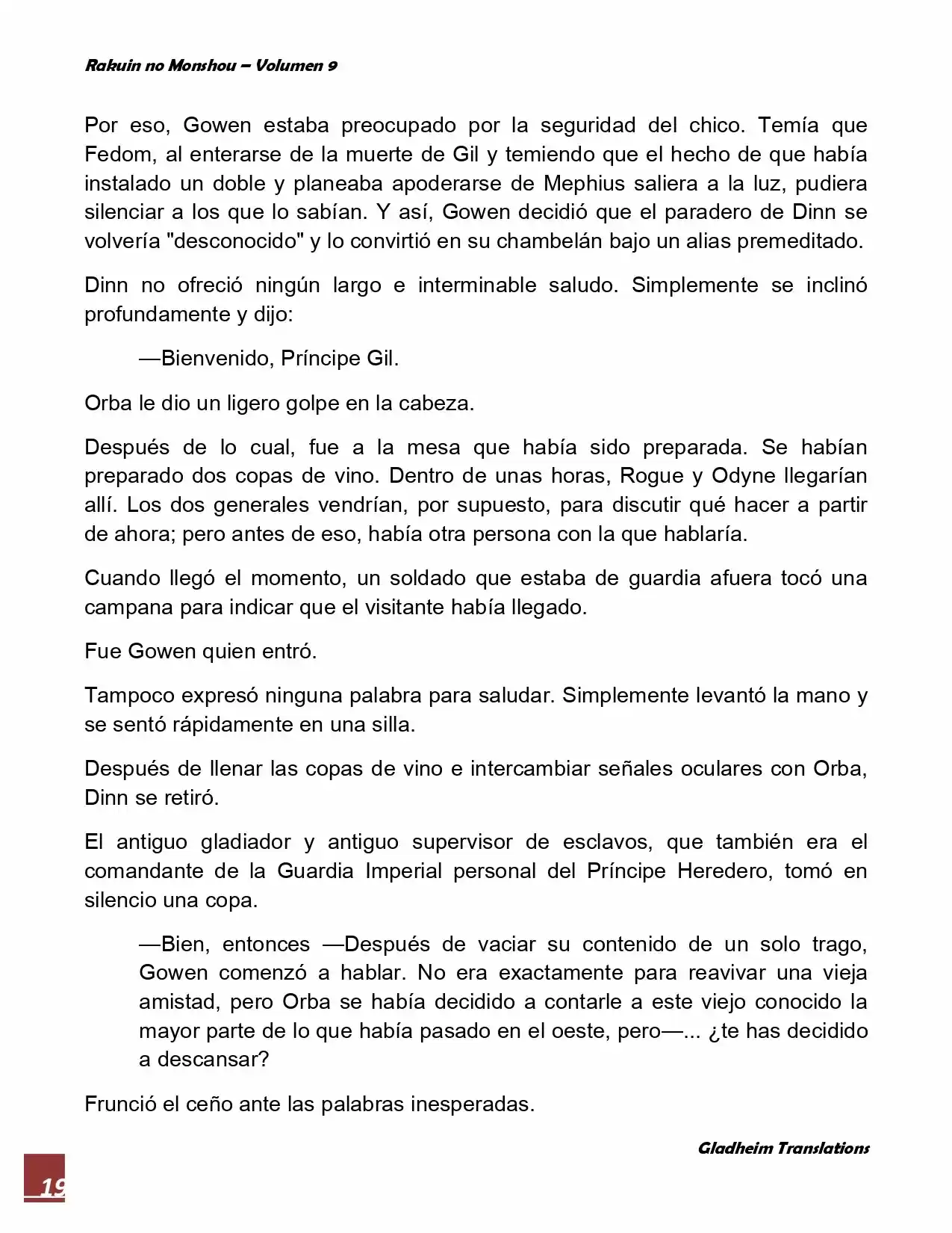 Rakuin No Monshou (Novela) - Capítulo 66 - Página 19 - LectorTMOo