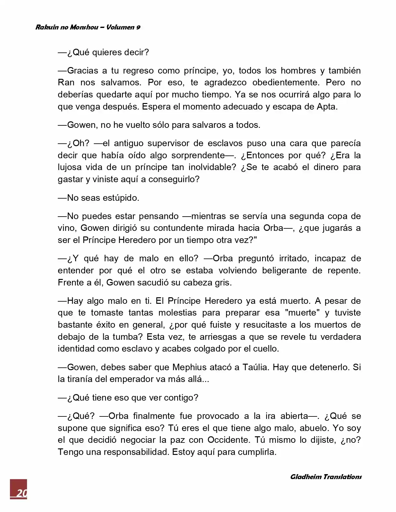 Rakuin No Monshou (Novela) - Capítulo 66 - Página 20 - LectorTMOo